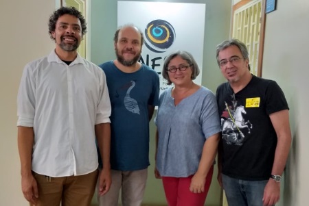 Professores Breitner Tavares, Pedro Jabour, Valéria Mendonça e Cláudio Lorenzo